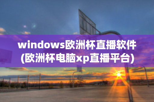 windows欧洲杯直播软件(欧洲杯电脑xp直播平台)