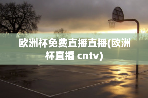 欧洲杯免费直播直播(欧洲杯直播 cntv)