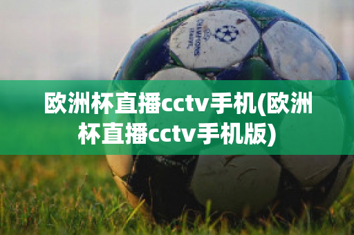 欧洲杯直播cctv手机(欧洲杯直播cctv手机版)