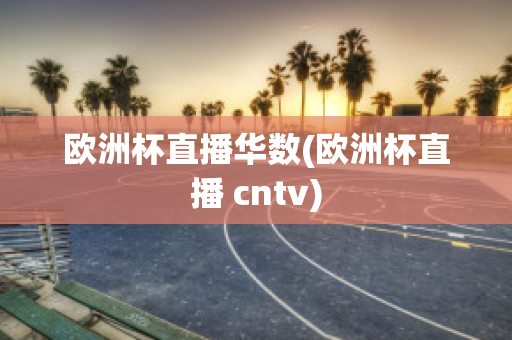 欧洲杯直播华数(欧洲杯直播 cntv)