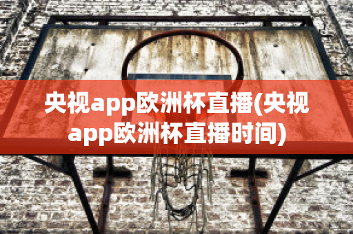 央视app欧洲杯直播(央视app欧洲杯直播时间)