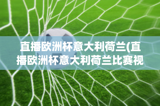 直播欧洲杯意大利荷兰(直播欧洲杯意大利荷兰比赛视频)