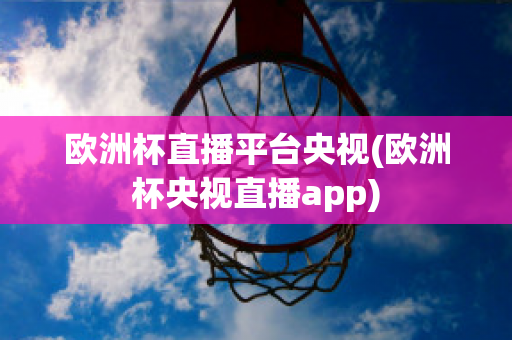 欧洲杯直播平台央视(欧洲杯央视直播app)