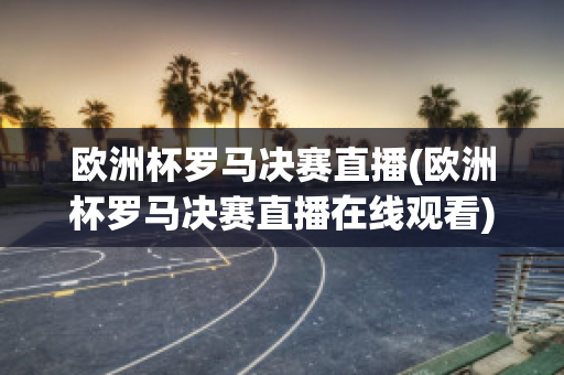 欧洲杯罗马决赛直播(欧洲杯罗马决赛直播在线观看)