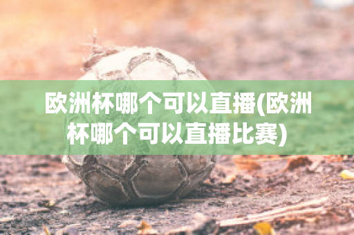 欧洲杯哪个可以直播(欧洲杯哪个可以直播比赛)