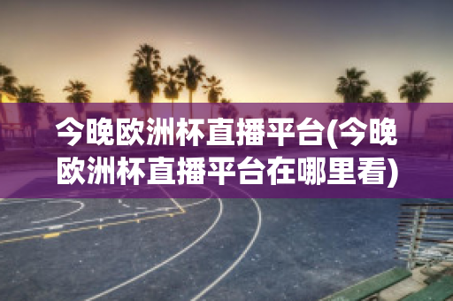 今晚欧洲杯直播平台(今晚欧洲杯直播平台在哪里看)