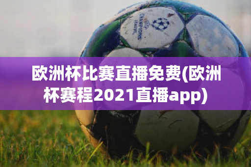 欧洲杯比赛直播免费(欧洲杯赛程2021直播app)