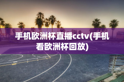 手机欧洲杯直播cctv(手机看欧洲杯回放)