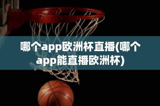 哪个app欧洲杯直播(哪个app能直播欧洲杯)