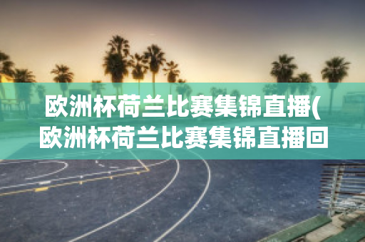 欧洲杯荷兰比赛集锦直播(欧洲杯荷兰比赛集锦直播回放)