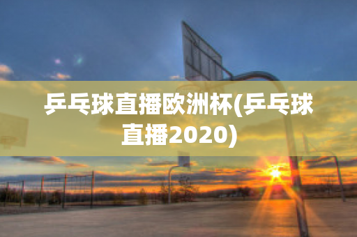 乒乓球直播欧洲杯(乒乓球直播2020)