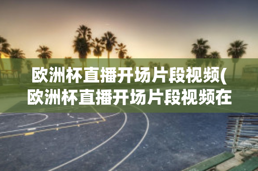 欧洲杯直播开场片段视频(欧洲杯直播开场片段视频在哪看)