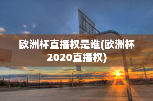 欧洲杯直播权是谁(欧洲杯2020直播权)