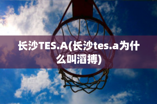 长沙TES.A(长沙tes.a为什么叫滔搏)