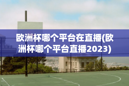 欧洲杯哪个平台在直播(欧洲杯哪个平台直播2023)