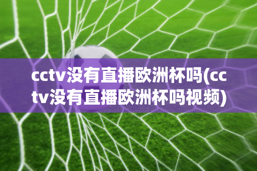 cctv没有直播欧洲杯吗(cctv没有直播欧洲杯吗视频)