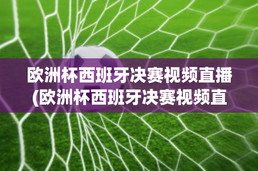 欧洲杯西班牙决赛视频直播(欧洲杯西班牙决赛视频直播在线观看)