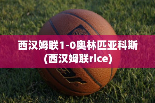 西汉姆联1-0奥林匹亚科斯(西汉姆联rice)