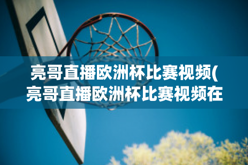 亮哥直播欧洲杯比赛视频(亮哥直播欧洲杯比赛视频在线观看)