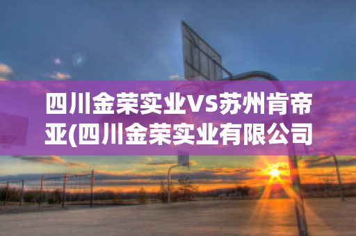 四川金荣实业VS苏州肯帝亚(四川金荣实业有限公司)