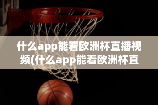 什么app能看欧洲杯直播视频(什么app能看欧洲杯直播视频的)