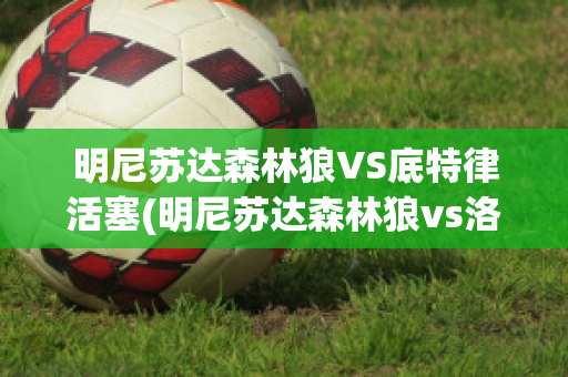 明尼苏达森林狼VS底特律活塞(明尼苏达森林狼vs洛杉矶湖人)