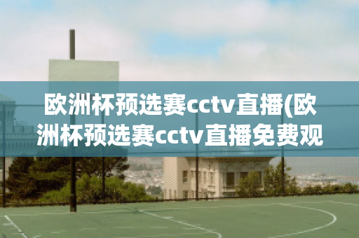 欧洲杯预选赛cctv直播(欧洲杯预选赛cctv直播免费观看)