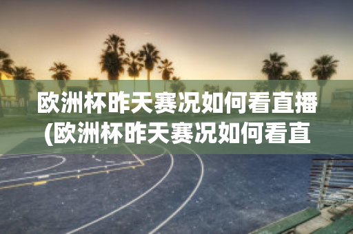 欧洲杯昨天赛况如何看直播(欧洲杯昨天赛况如何看直播回放)