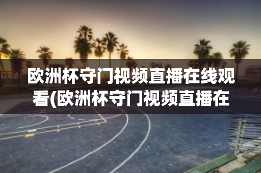 欧洲杯守门视频直播在线观看(欧洲杯守门视频直播在线观看高清)