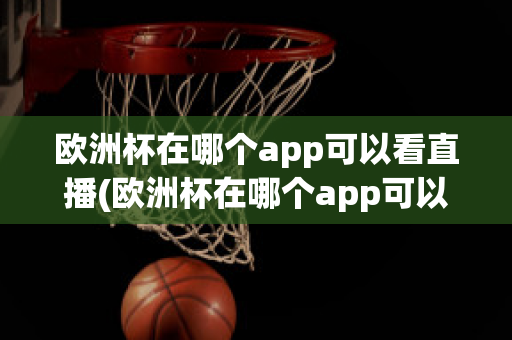 欧洲杯在哪个app可以看直播(欧洲杯在哪个app可以看直播的)