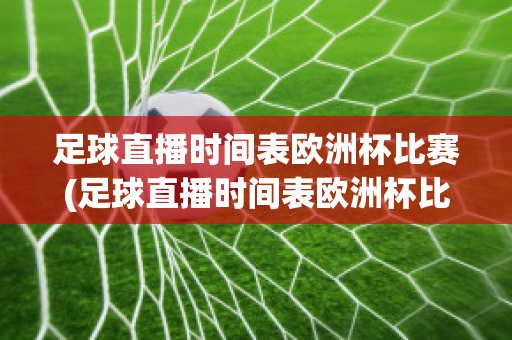 足球直播时间表欧洲杯比赛(足球直播时间表欧洲杯比赛回放)