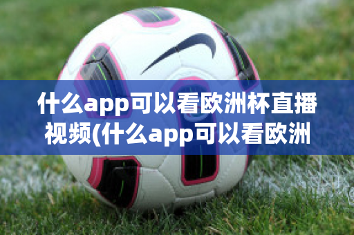 什么app可以看欧洲杯直播视频(什么app可以看欧洲杯直播视频免费)