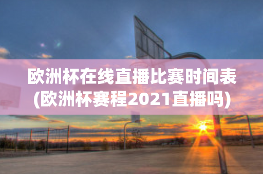 欧洲杯在线直播比赛时间表(欧洲杯赛程2021直播吗)