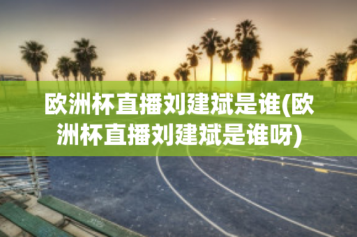 欧洲杯直播刘建斌是谁(欧洲杯直播刘建斌是谁呀)