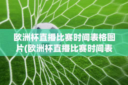 欧洲杯直播比赛时间表格图片(欧洲杯直播比赛时间表格图片高清)