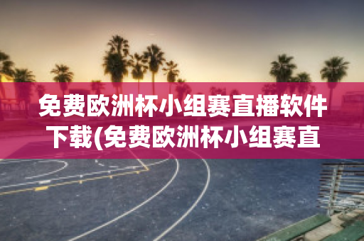 免费欧洲杯小组赛直播软件下载(免费欧洲杯小组赛直播软件下载手机版)