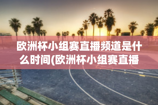 欧洲杯小组赛直播频道是什么时间(欧洲杯小组赛直播频道是什么时间播出)