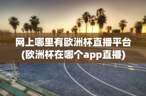 网上哪里有欧洲杯直播平台(欧洲杯在哪个app直播)