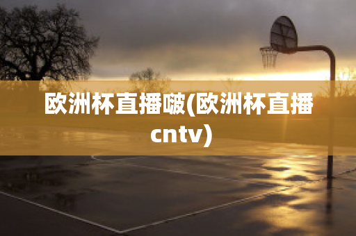 欧洲杯直播啵(欧洲杯直播 cntv)